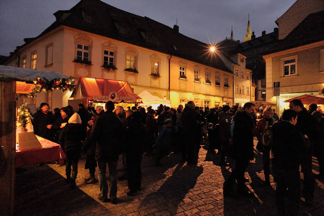 Impressionen vom Adventsmarkt im Sand in Bamberg