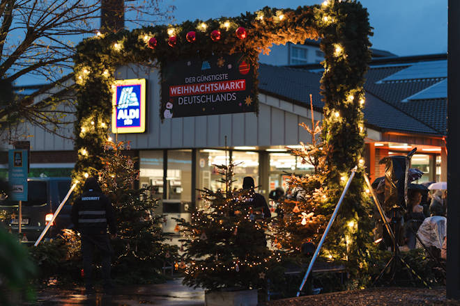 Herzlich Willkommen zum ALDI SÜD Weihnachtsmarkt in München!