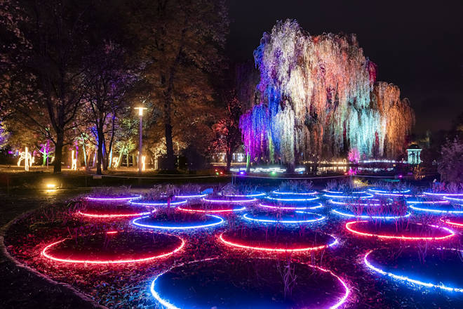 Impressionen vom Christmas Garden Leipzig