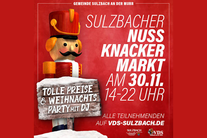 Herzlich Willkommen zum Nussknackermarkt in Sulzbach an der Murr 2024!