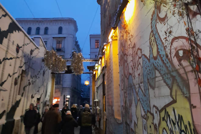 Impressionen vom Weihnachtsmarkt auf der Feinkost in Leipzig