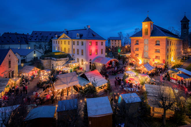 Impressionen vom Weihnachtsmarkt auf der Festung Königstein