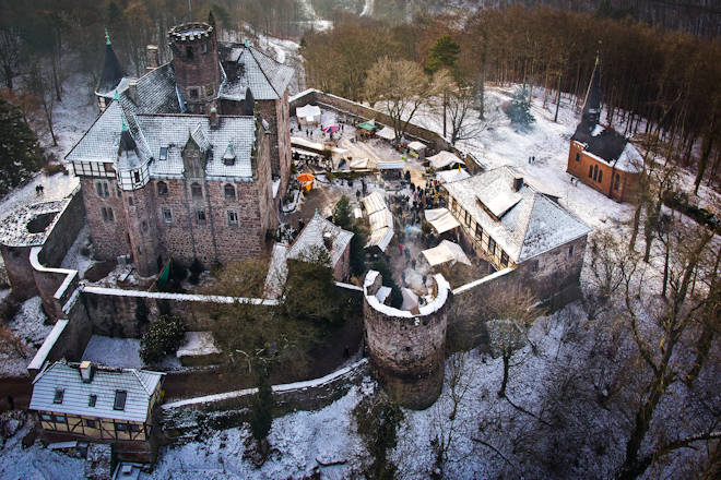 Impressionen vom Winterzauber auf Schloss Berlepsch in Witzenhausen