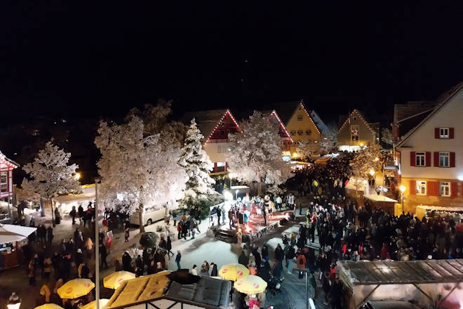Impressionen vom Weihnachtsmarkt in Dornhan